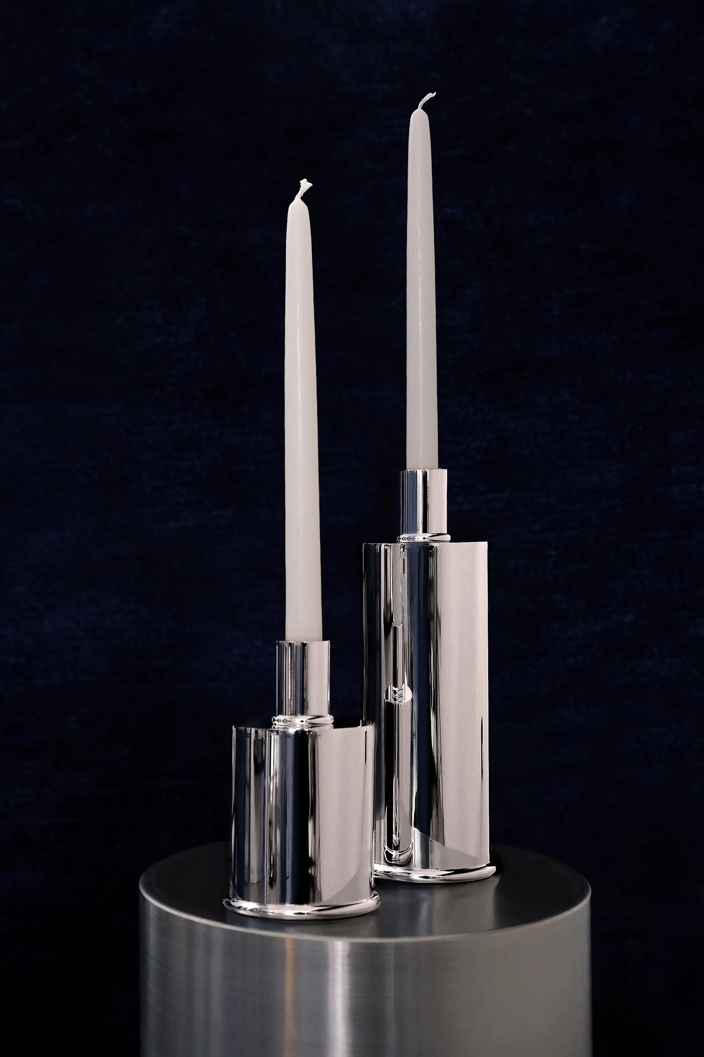 Candeliere placcato argento silver plated elegante e raffinato - candeliere candelholder portacandele bugia candele