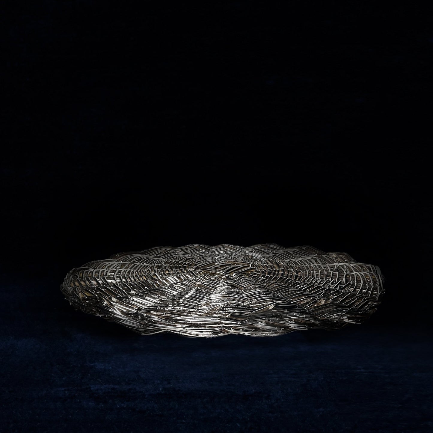 EL04 - Sottopiatto intrecciato Silver Plated - sottopiatto placemat collectibel design argento