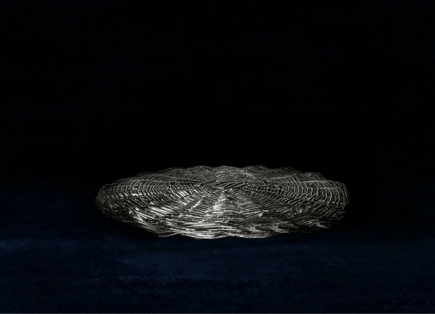 EL04 - Sottopiatto intrecciato Silver Plated - sottopiatto placemat collectibel design argento