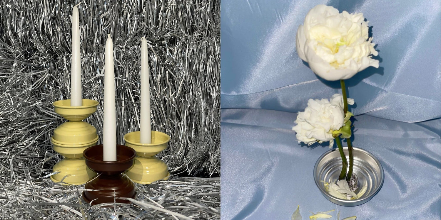 arredi made in italy artigianali metallo verniciato caspal adatti per tableware e collectible design