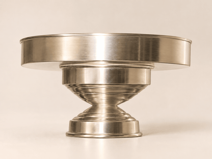 Alzata Centrotavola Silver Plated – Profilo Scultoreo