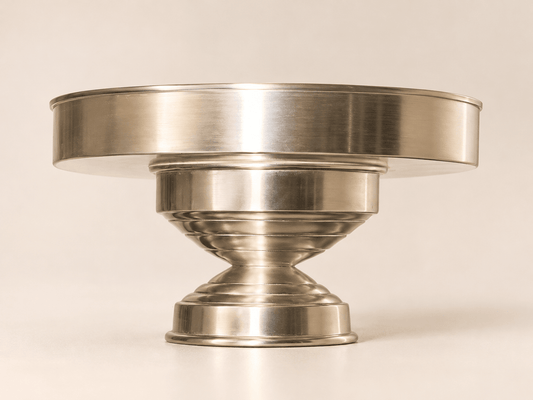 Alzata Centrotavola Silver Plated – Profilo Scultoreo