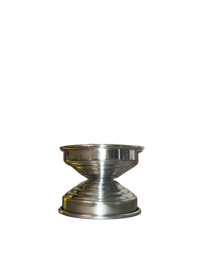 portacandele design contemporaneo alluminio lucido specchio