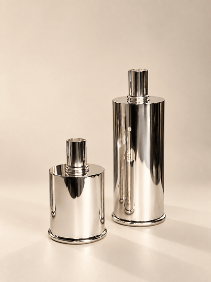 Candeliere design placcato argento elegante e raffinato