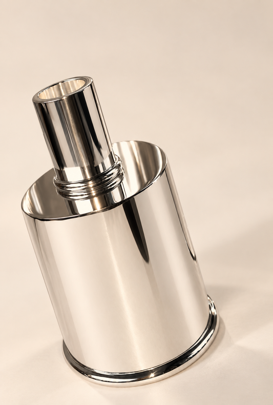Candeliere design placcato argento elegante e raffinato