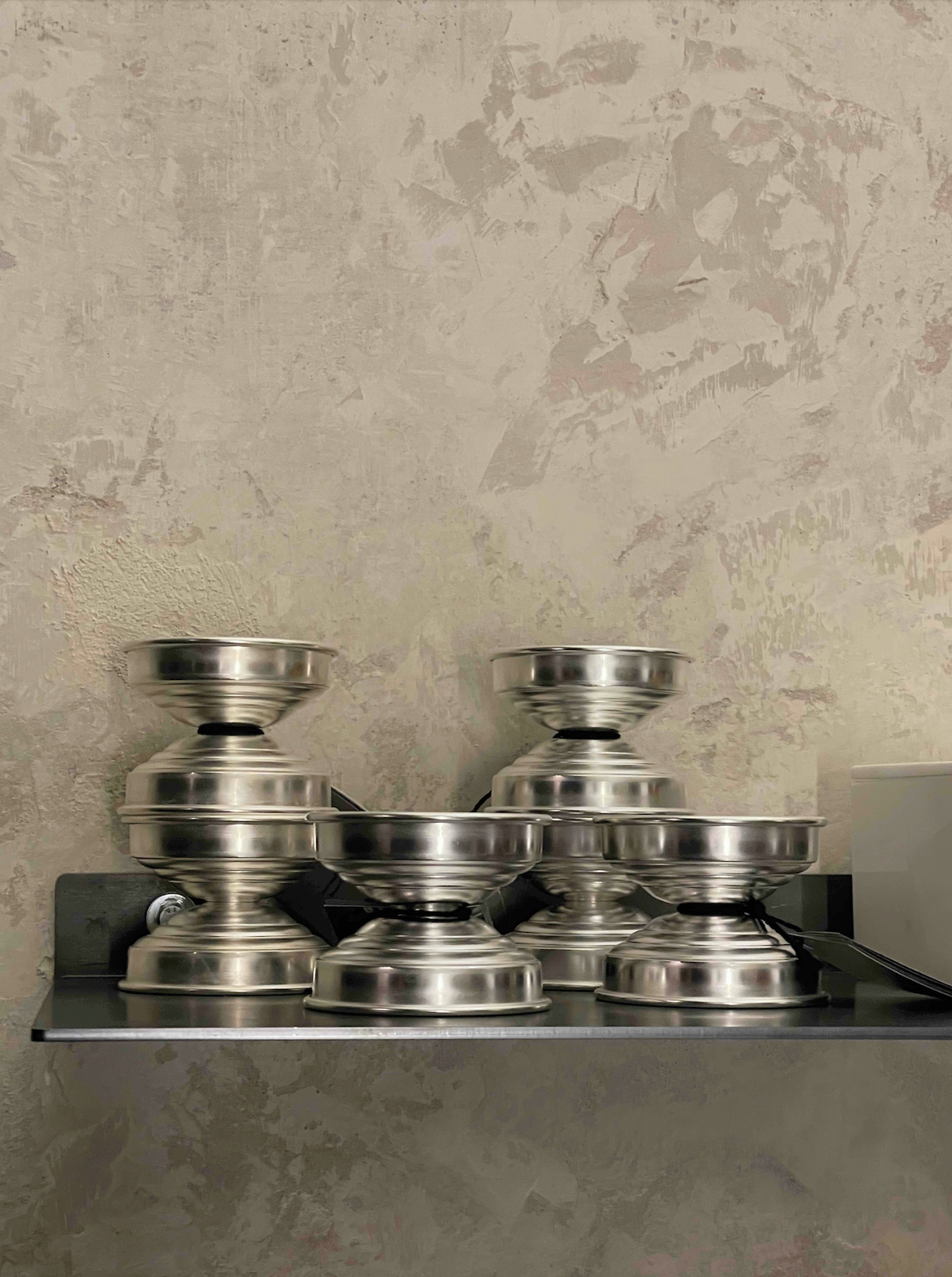 portacandele design in argento design caspal