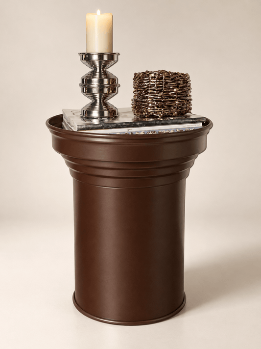Espositore Side Table verniciato Chocolate Matt