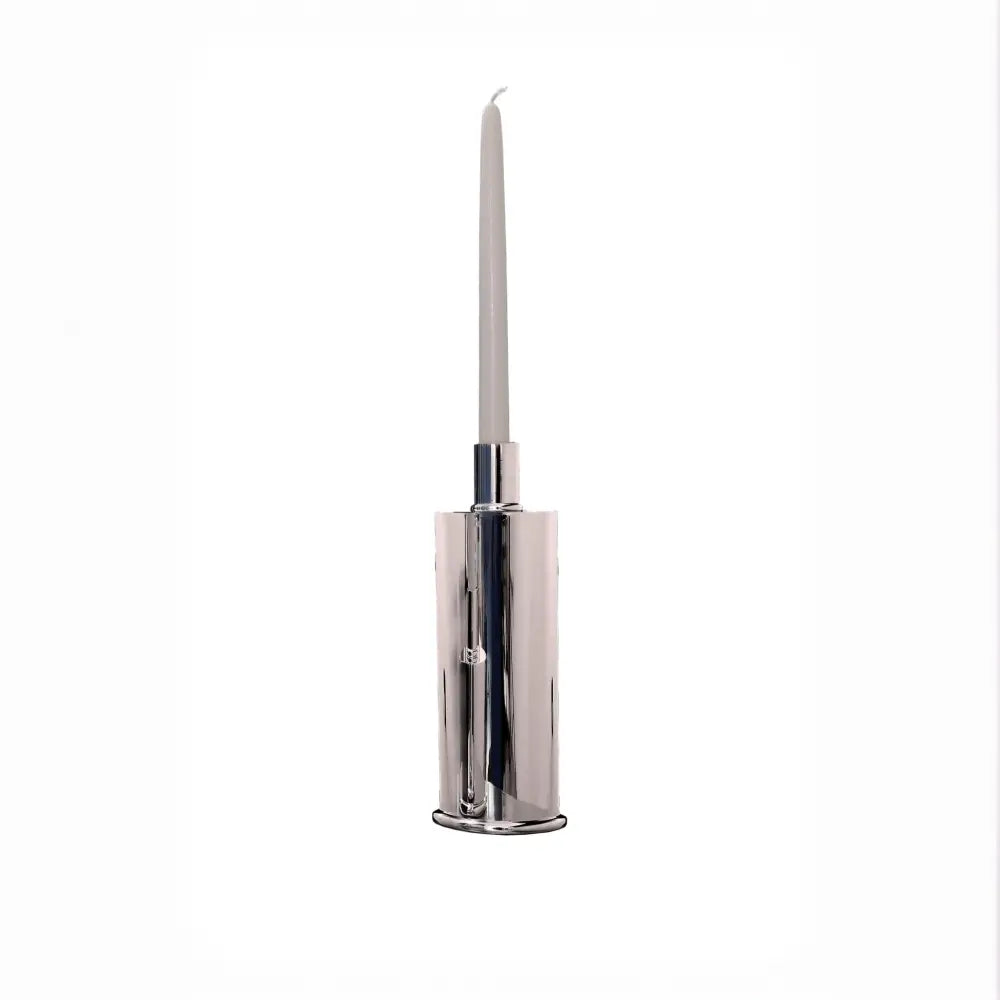 Candeliere design elegante Silver Plated - candeliere candelholder portacandele bugia candele silver plated argento