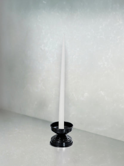 candeliere piccolo metallo design contemporaneo nero lucido