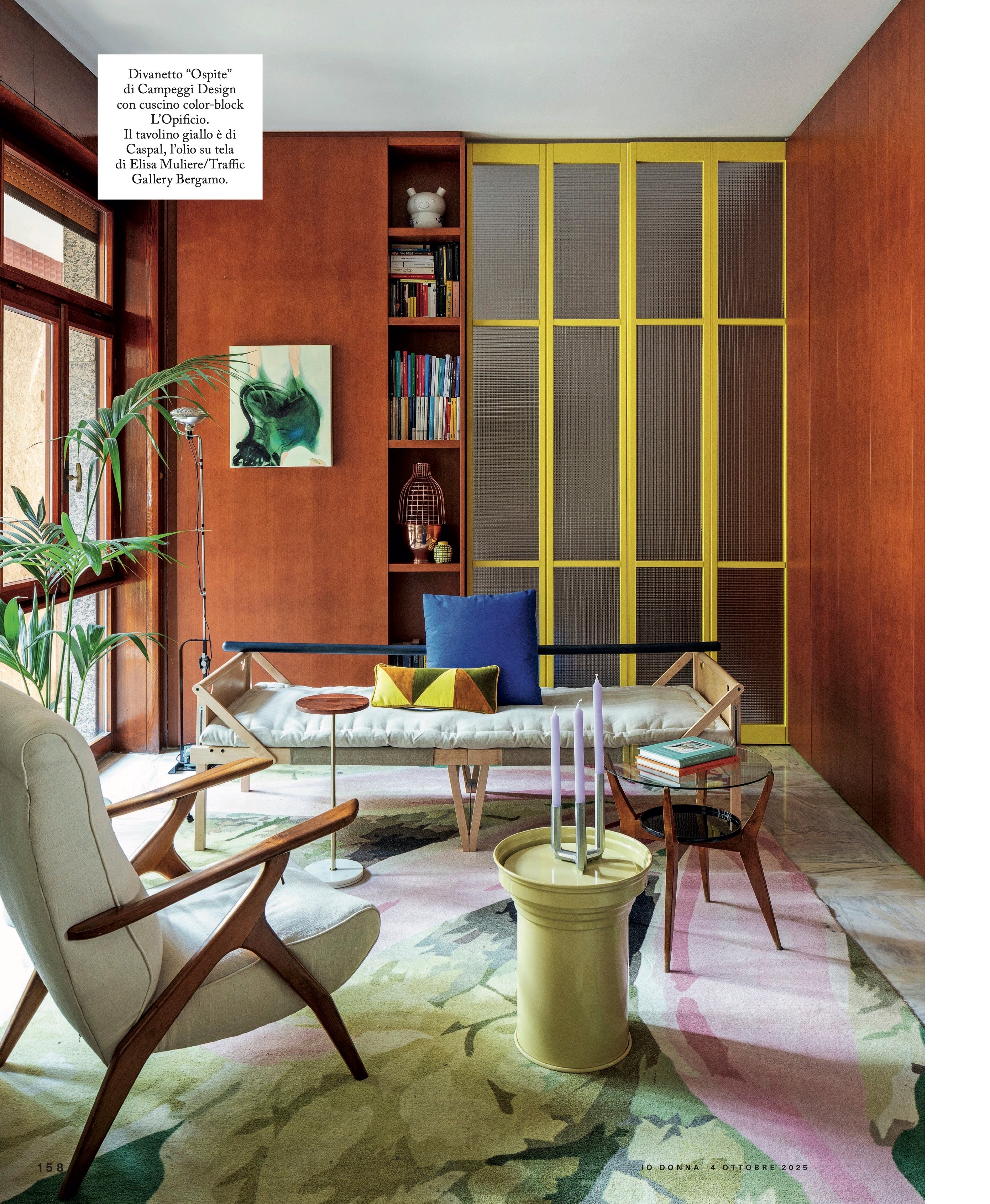 side table butter glossy design presente su io donna shooting helenio barbetta