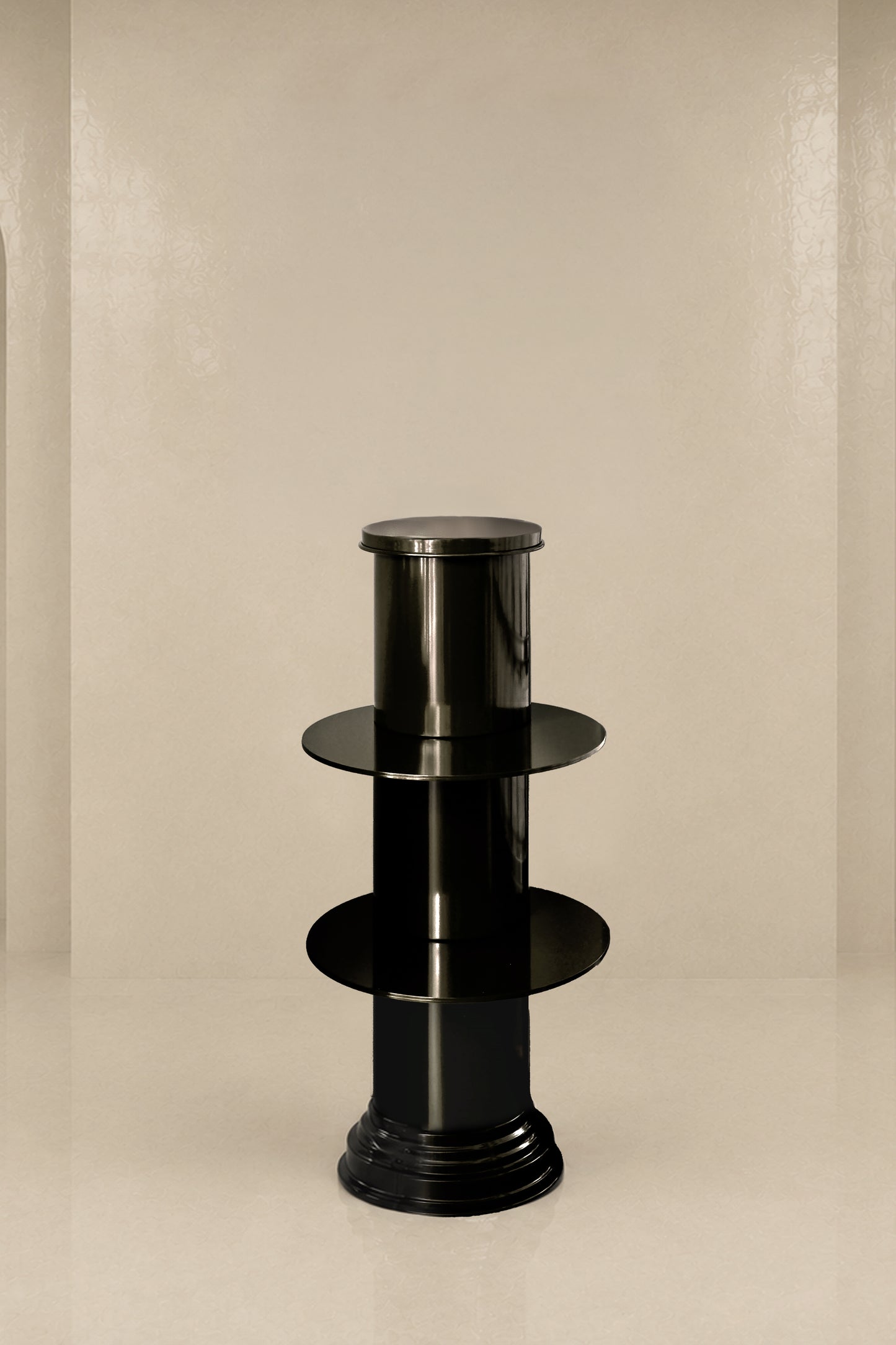 consolle bancone bar design nero lucido