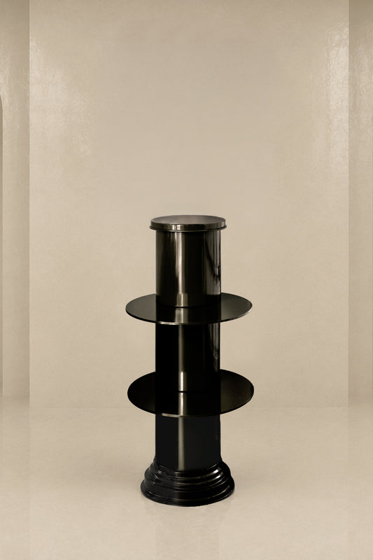 consolle bancone bar design nero lucido