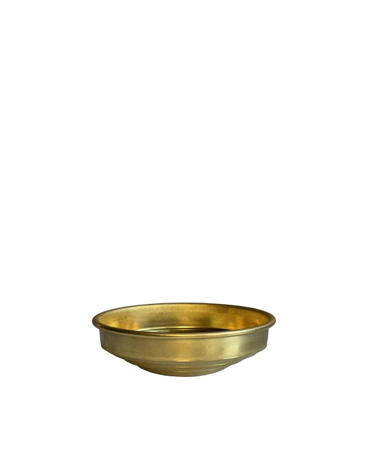 Coppetta Design in Ottone Satinato - coppetta ottone ciotola ciotolina design mise en place tableware