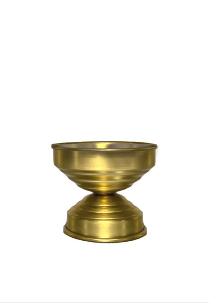 Candeliere in ottone dal design contemporaneo e brillante - candeliere candelabro ottone design contemporaneo mise en