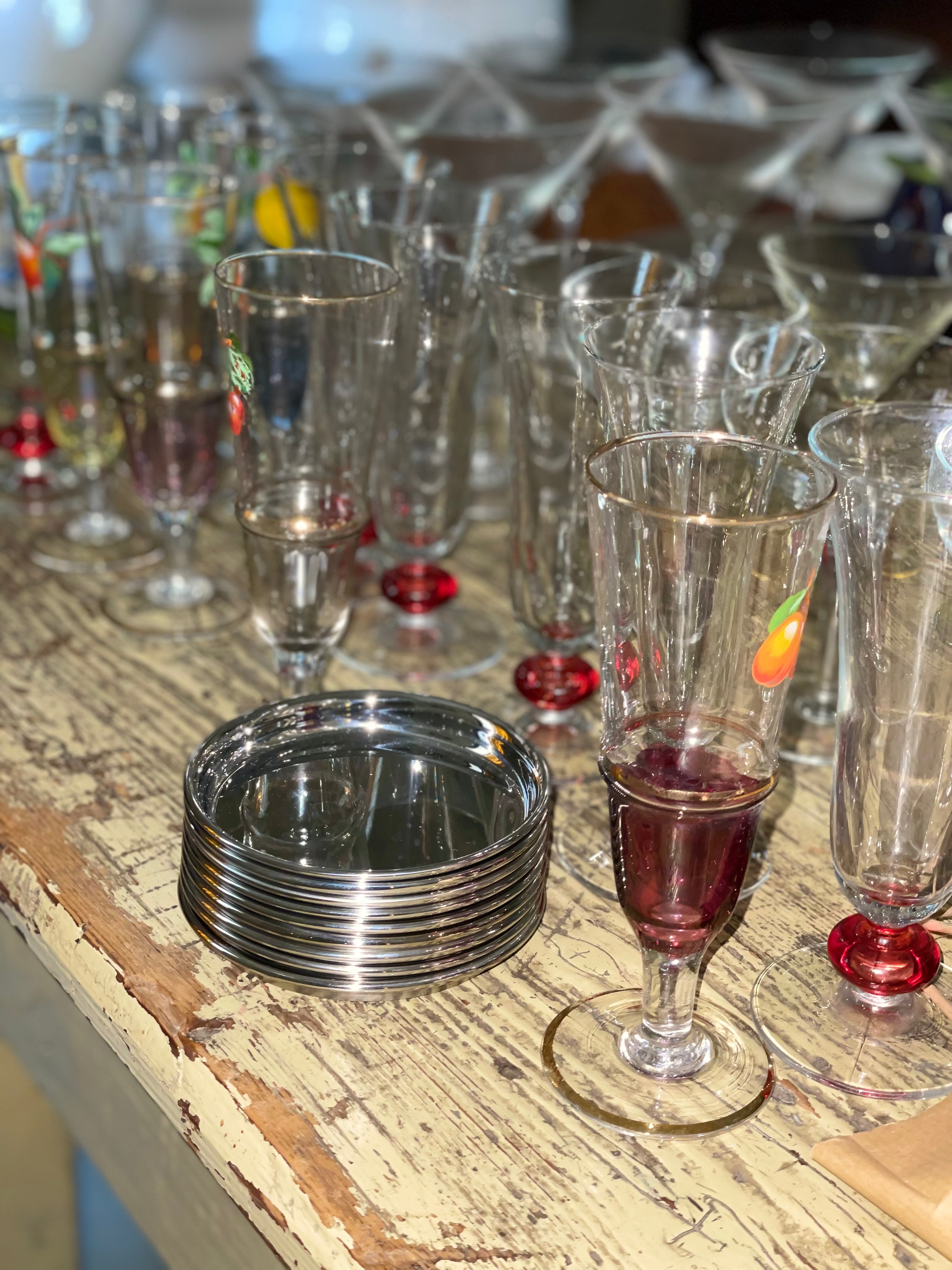 piattini e mise en place oggetti design per noleggio eventi catering milano