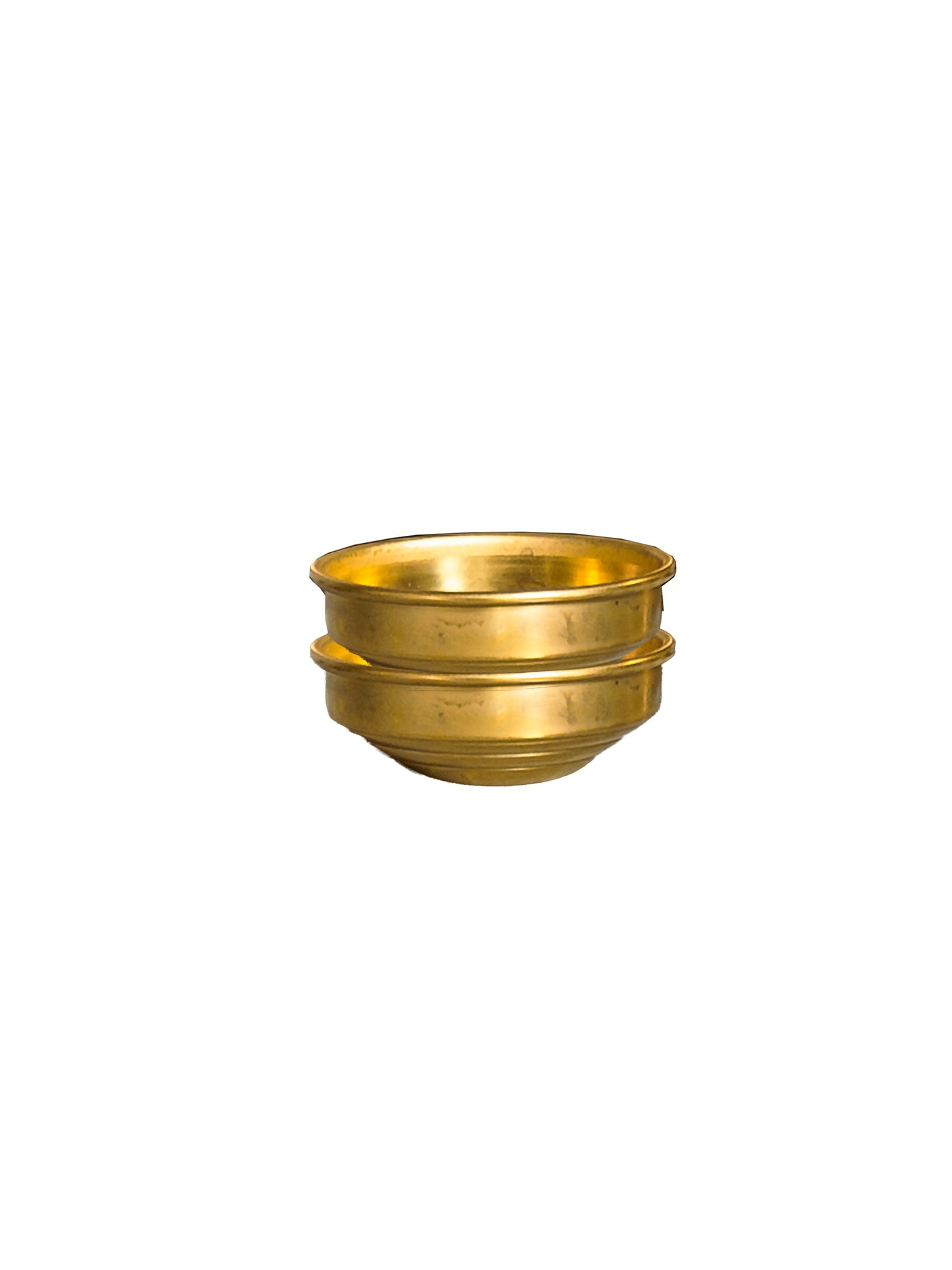 set coppette ottone design per tavola e mise en place creative