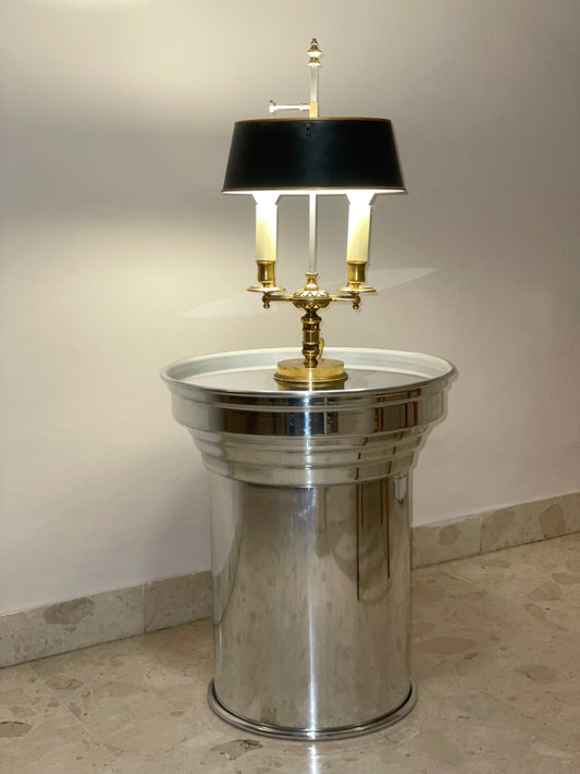 coffee table design alluminio lucido specchio caspal